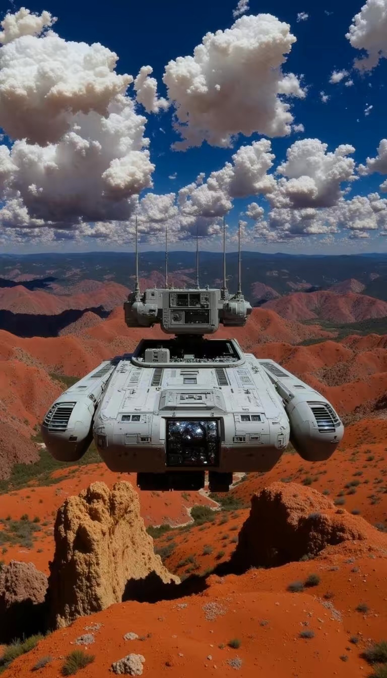 Retro Sci-Fi Spacecraft